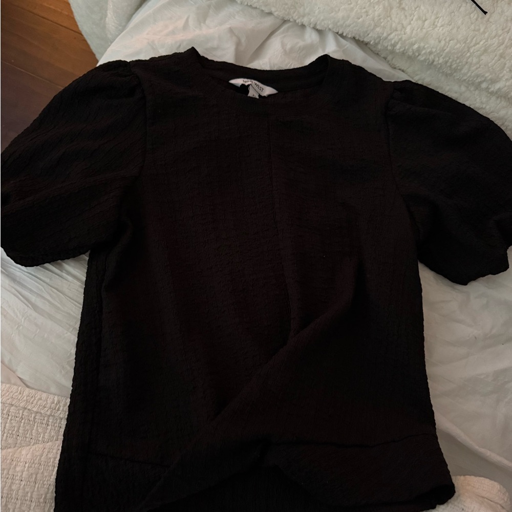 Elegant Black Women's Top Nine west